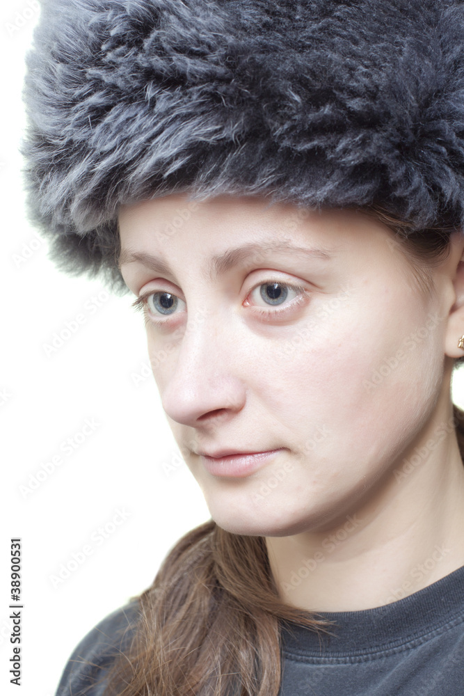 Woman with hat Woman with hat