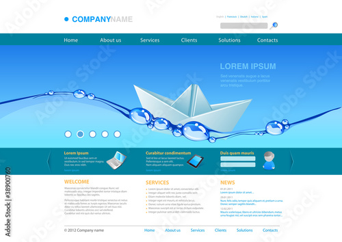 Website template: business solutions