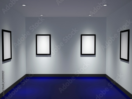 The big gallery with empty ...
