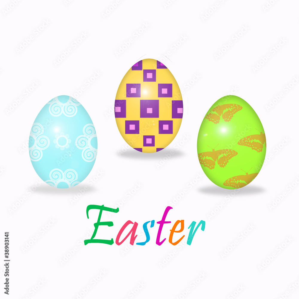 Three Easter Eggs