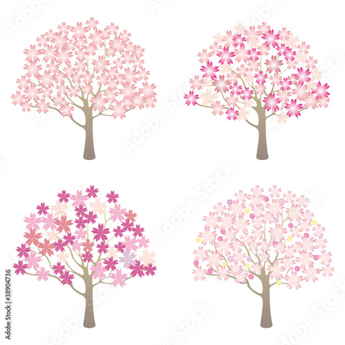 spring tree set