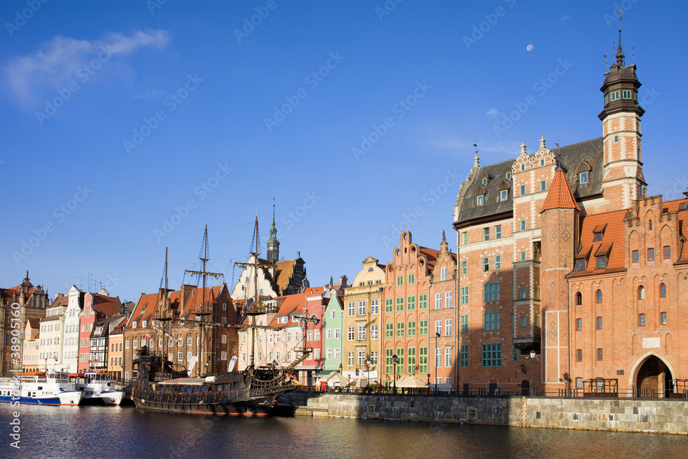 Gdansk Old Town in Poland