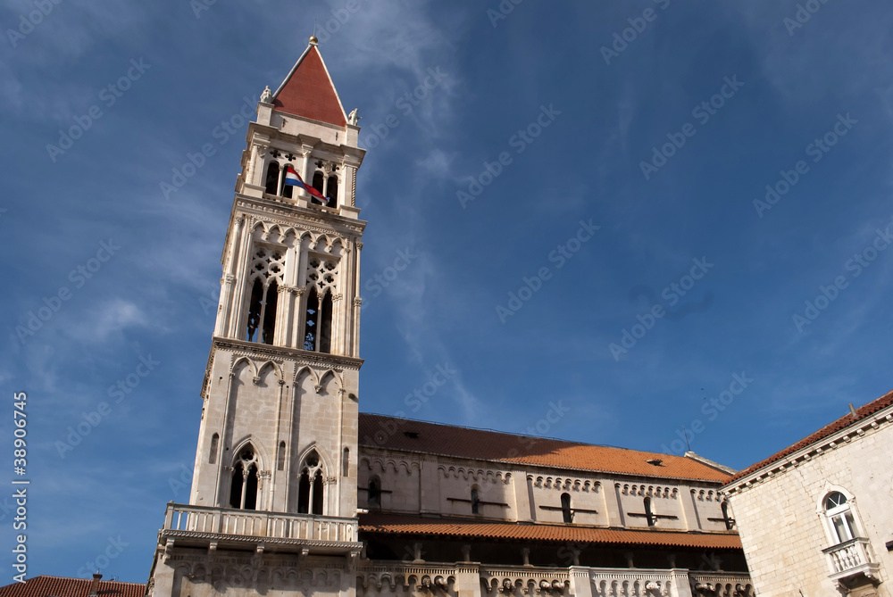 trogir famous cathedral