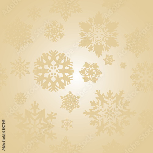 seamless background with snowflakes