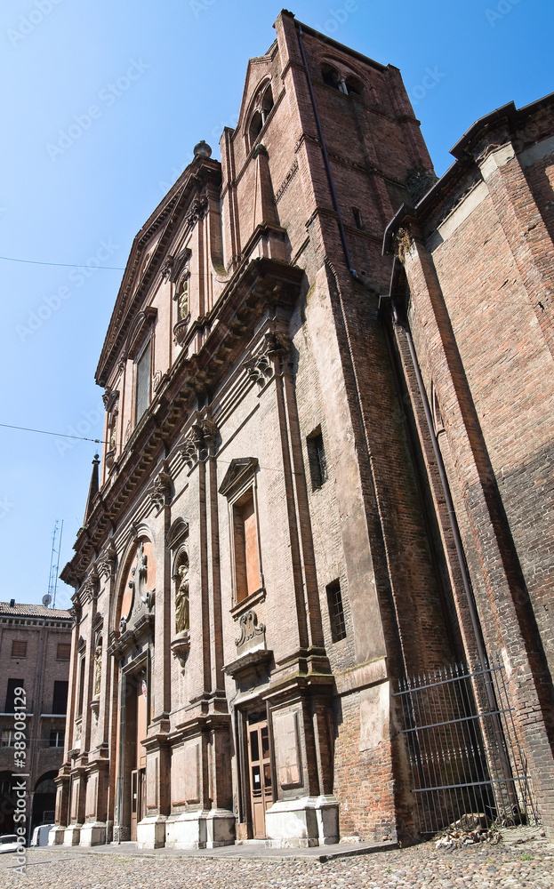 Obraz premium Church of St. Domenico. Ferrara. Emilia-Romagna. Italy.