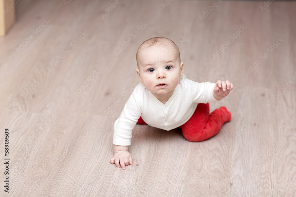 Baby waving hand Baby waving hand