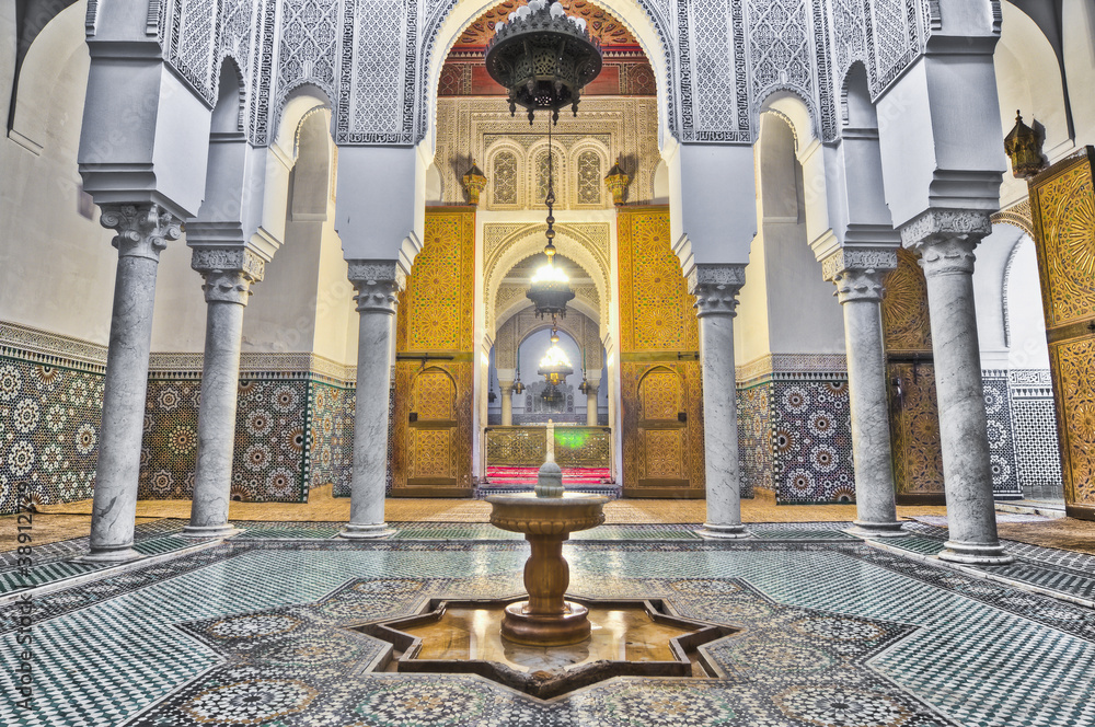 Moulay Ismail Mausoleum at Meknes, Morocco