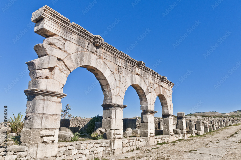 Hercules Works House at Volubilis, Morocco