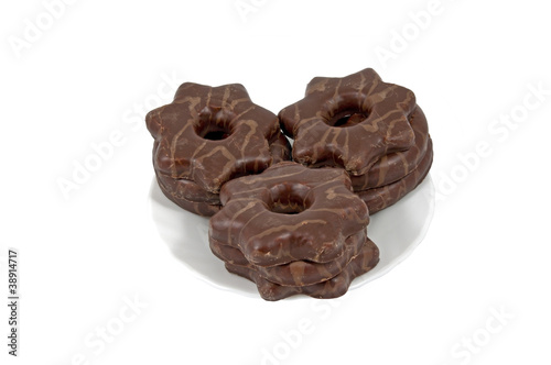Billede på lærred Cookie in a dish