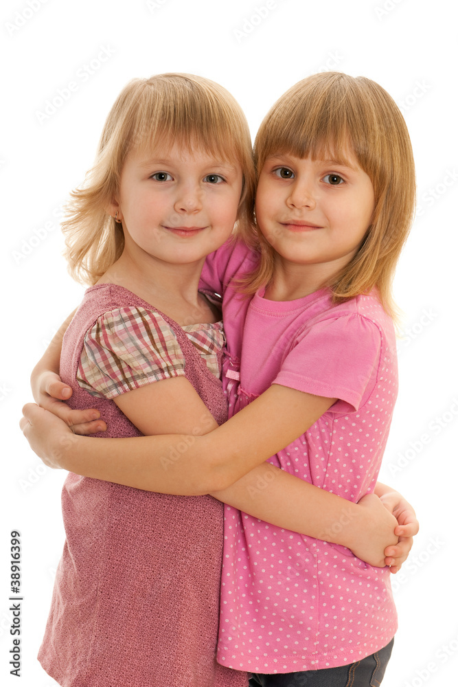 Pretty fashionable little girls Pretty fashionable little girls