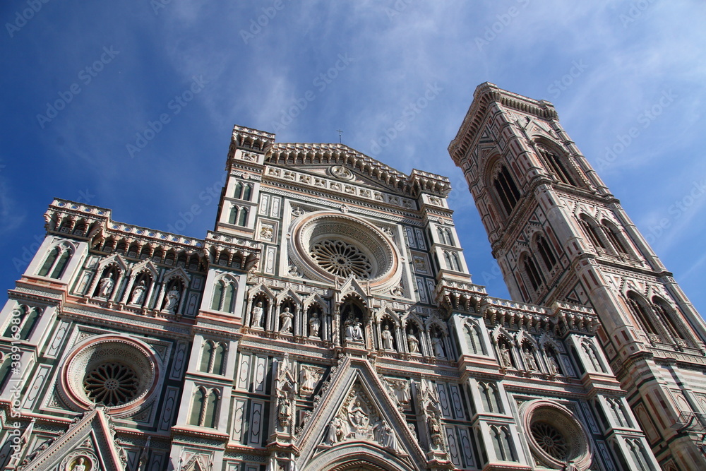 Façade de cathédrale de Florence
