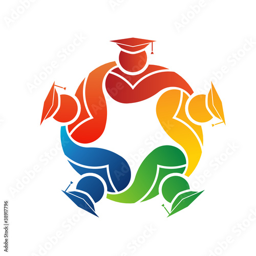 Graduates Students Chain