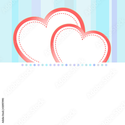 vector valentine love heart romantic birthday background