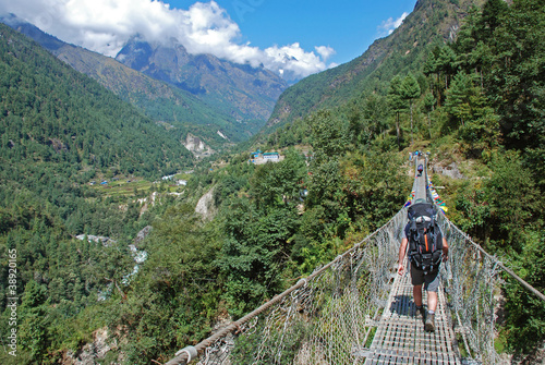 Trekking in Himalayas, Nepal