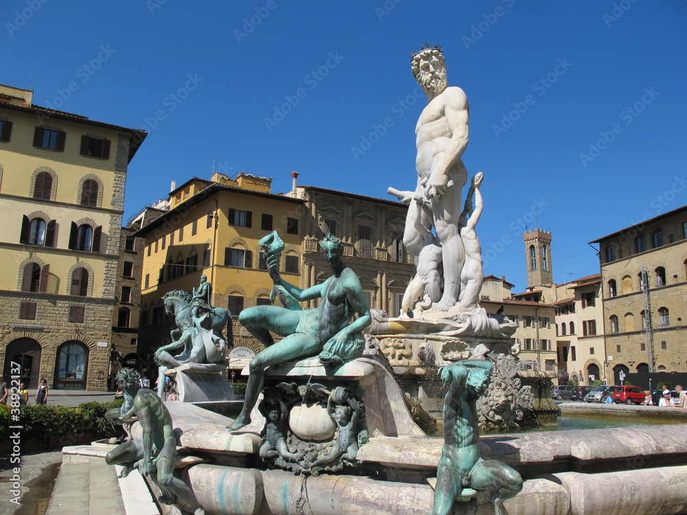 Piazza della Signoria, Florenz, Toskana