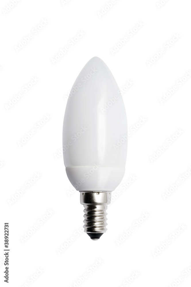 Energy saving bulb. Isolated image. Energy saving bulb. Isolated image.