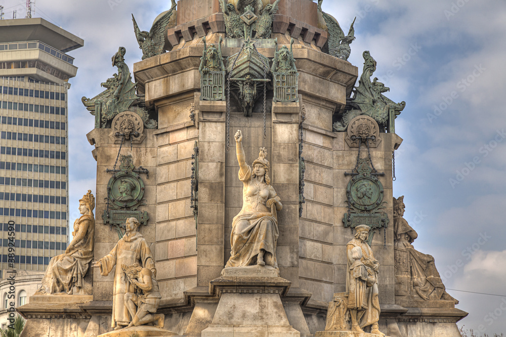 Obraz premium Columbus Monument, Barcelona
