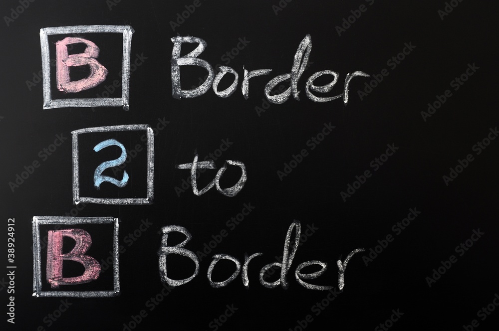Acronym of B2B - Border to Border Acronym of B2B - Border to Border
