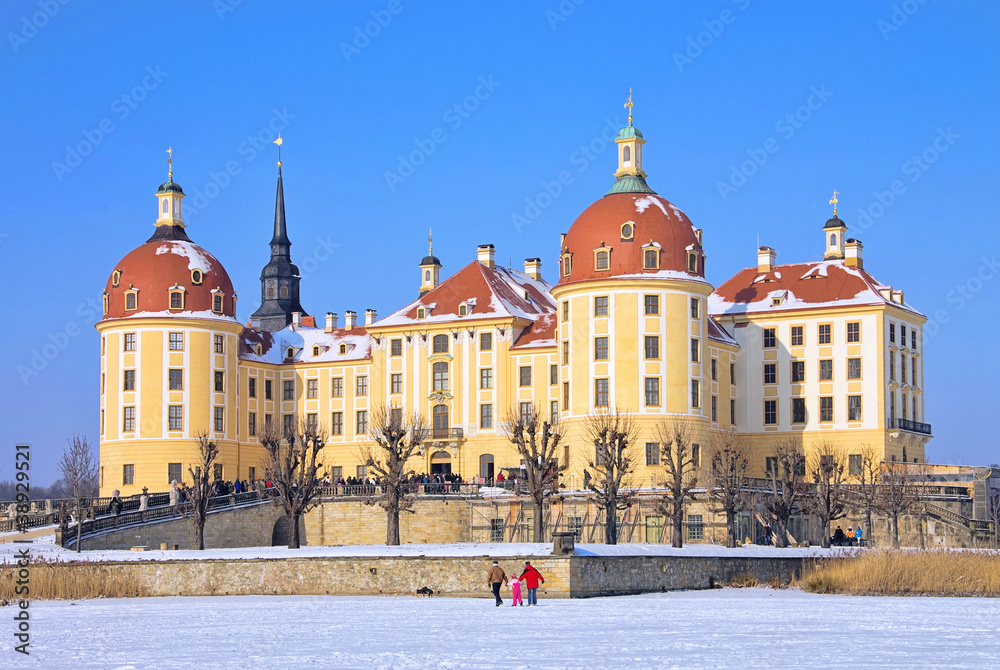 Moritzburg im Winter - Moritzburg Castle in winter 03