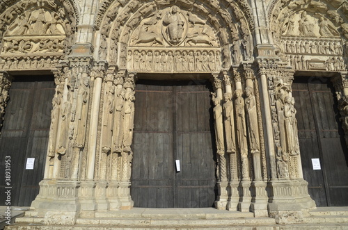 Obraz na płótnie cathédrale de Chartres