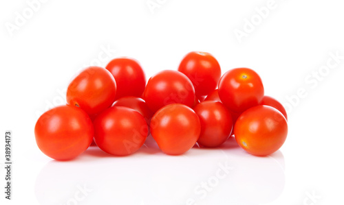Pile of cherry tomatoes