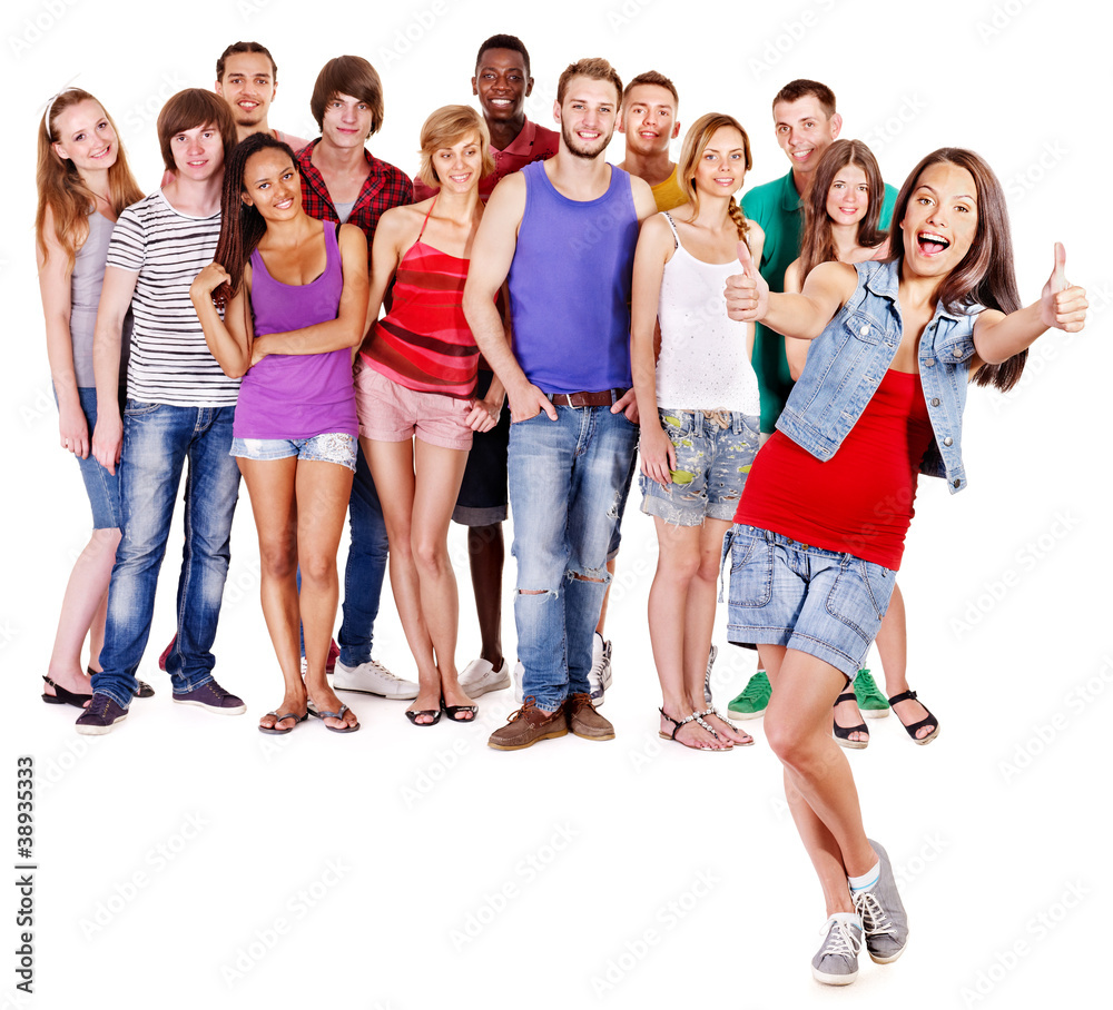 Fototapeta premium Group people