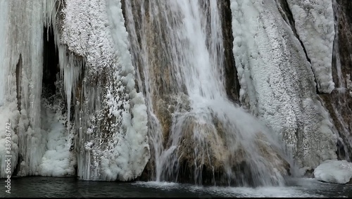 cascade d'hiver photo