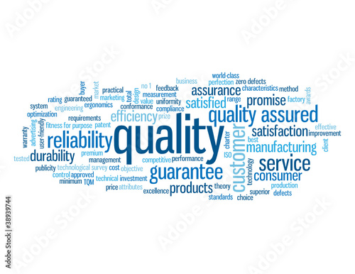 "QUALITY" Tag Cloud (reliability customer satisfaction service)