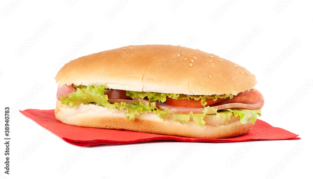 Sandwich with ham