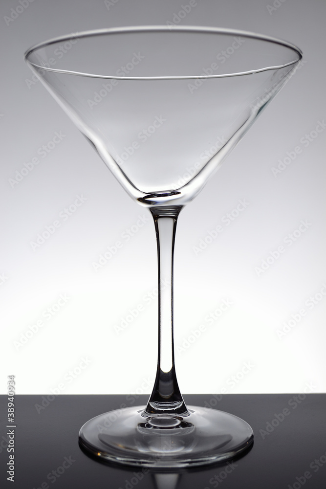 empty glass for martini empty glass for martini