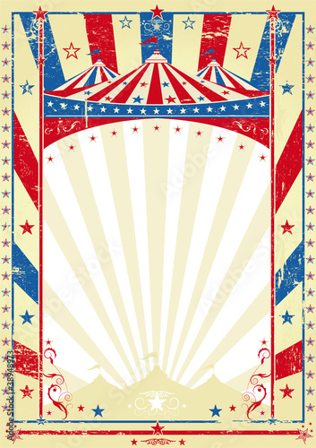 old tricolor poster big top