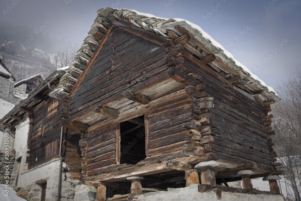 casa in legno a salecchio