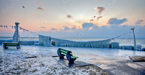 Frozen Lakefront