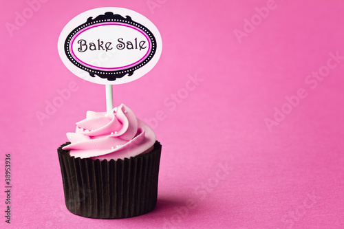 Bake sale cupcake photo