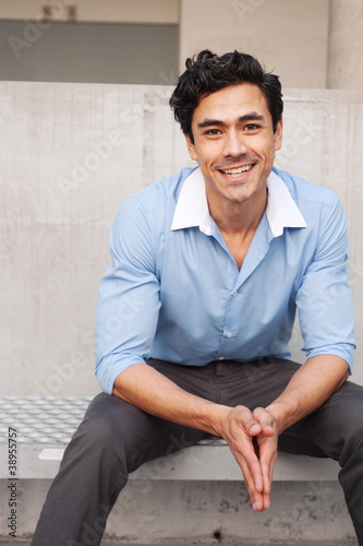 handsome young businessman