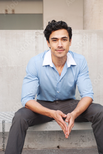 handsome young businessman