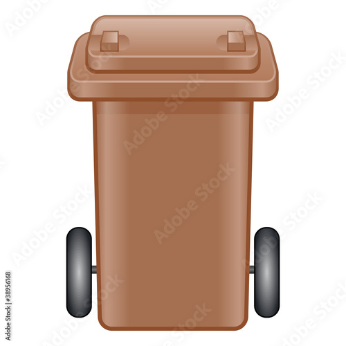 Braune Tonne