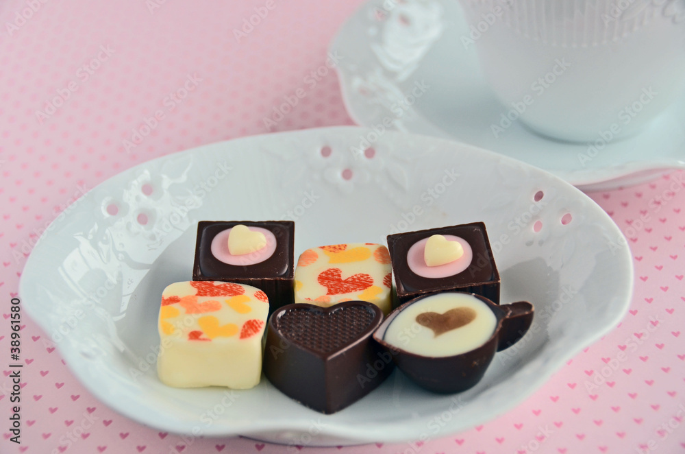 ハート型のチョコレート ハート型のチョコレート