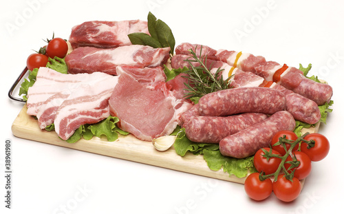 Carne di maiale per grigliata photo