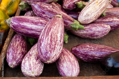 Wallpaper Mural Eggplants at the merket Torontodigital.ca