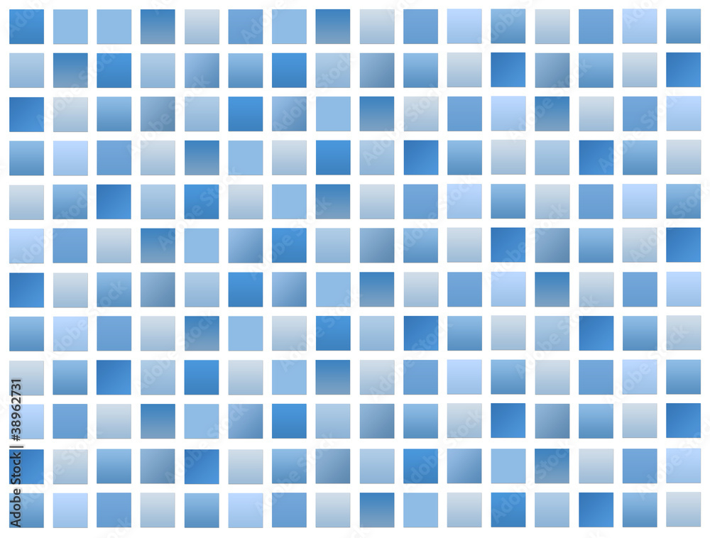 Fototapeta premium mosaïque - fond bleu