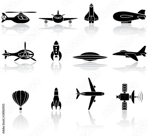 Flying icons