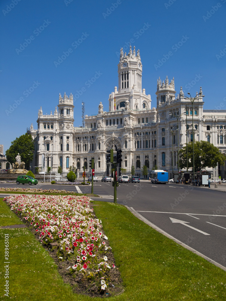 Obraz premium Plaza Cibeles, Madrid