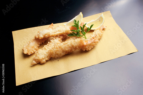 Tempura di mazzancolle photo