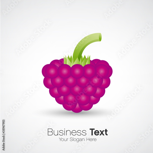 vecteur, framboise