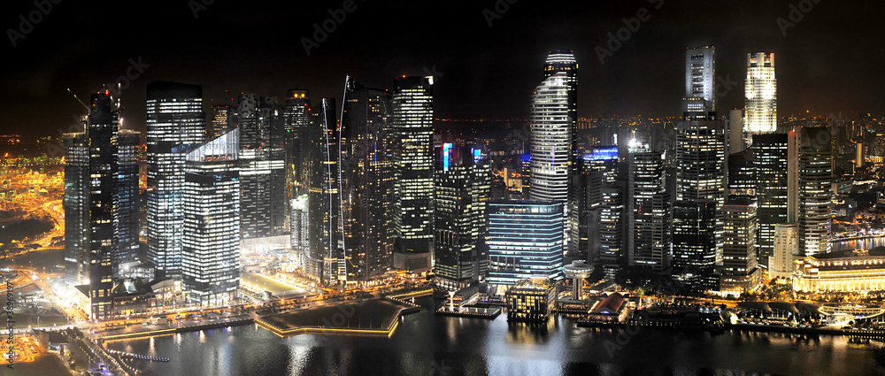 Fototapeta premium Singapore at Night