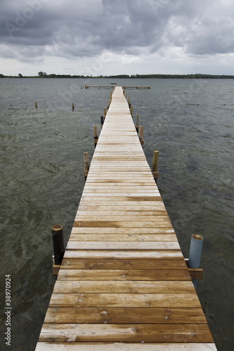 Wooden pier photo