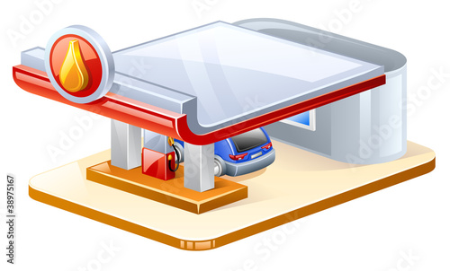 Gasoline station