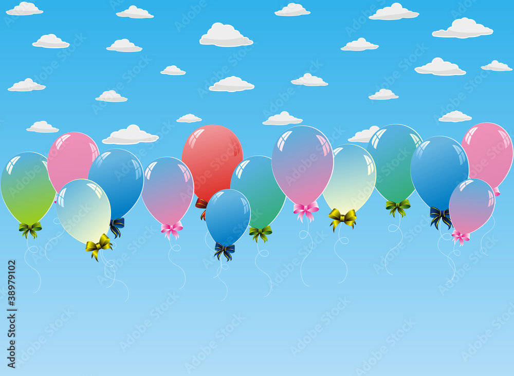 Obraz premium colorful balloons