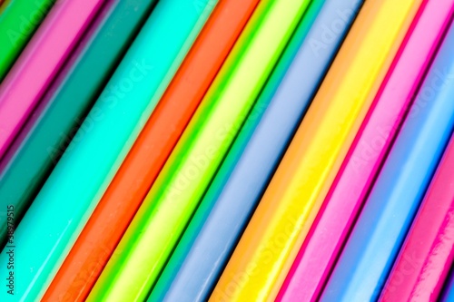 background of colored pencils